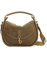 Burberry - Medium B Clip Messenger Bag - Lyst