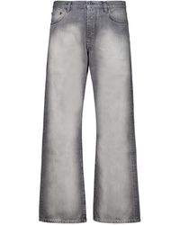 Off-White c/o Virgil Abloh - Diagonal Embroidery Slim Relaxed Jeans - Lyst