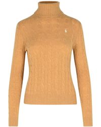 Polo Ralph Lauren - Roll Neck Knitted Jumper - Lyst