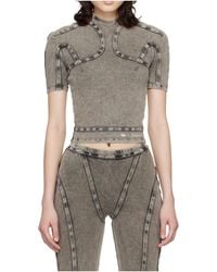 KNWLS - Scuba Washed Turtleneck Top - Lyst