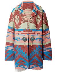 Fortela - Fringed-Trimmed Jacquard Pure Cotton Jacket - Lyst