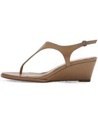 Aeyde - Solid Color Wedge Heeled Sandals - Lyst