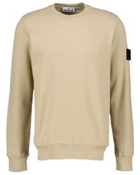 Stone Island - Compass-Patch Sweatshirt - Lyst
