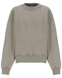 The Attico - The Logo Detailed Crewneck Sweatshirt - Lyst