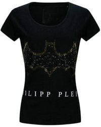 Philipp Plein - Logo Detail T-Shirt - Lyst