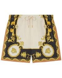Versace - Baroque Print Swim Shorts - Lyst
