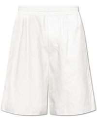 Bottega Veneta - Leather Shorts - Lyst