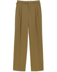 Ami Paris - Pleated Tab Pants - Lyst