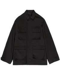 Balenciaga - Long-Sleeved Cargo Jacket - Lyst
