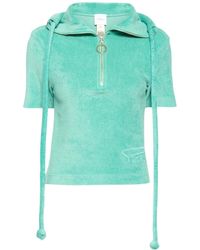 Patou - Half-Zip Terrycloth Polo Shirt - Lyst