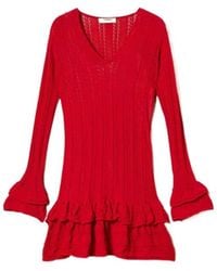 Twinset - ラッフル ミニドレス - Lyst