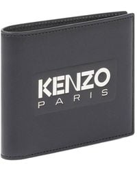 KENZO - Logo-Embossed Bi-Fold Wallet - Lyst