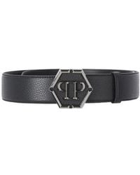 Philipp Plein - Hexagon-Logo Buckle Belt - Lyst