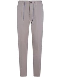 Eleventy - Drawstring Tapered Pants - Lyst