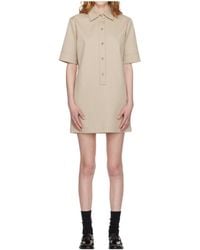 A.P.C. - Short-Sleeved Shirt Dress - Lyst