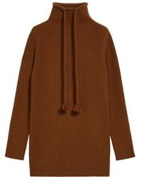 Max Mara - High-Necked Long-Sleeved Sweater - Lyst