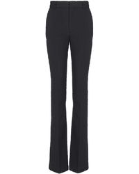 Balmain - Straight-Leg Grain De Poudre Trousers - Lyst