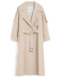 Max Mara - The Cube Mtcutrench Belted Trench Coat - Lyst