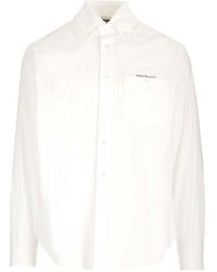 Palm Angels - Logo Printed Long-Sleeved Shirt - Lyst