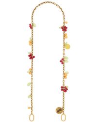 Saint Laurent - Cherry Charms Chain - Lyst