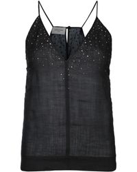 Jacob Cohen - Rhinestone-Embellished Tank Top - Lyst