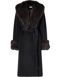 Jonathan Simkhai - Kinsley Long-Sleeve Belted Coat - Lyst