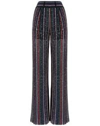 Missoni - Herringbone-Striped Sequin-Embellished Trousers - Lyst