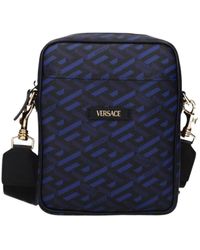 Versace - Logo Shoulder Bag - Lyst