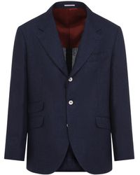 Brunello Cucinelli - Linen Blazer - Lyst