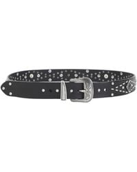 Golden Goose - Stud-Embellished Buckle Belt - Lyst