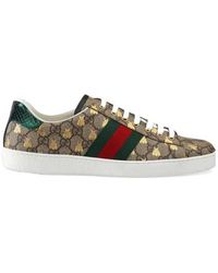Gucci - Ace Gg Supreme Bees Sneaker - Lyst