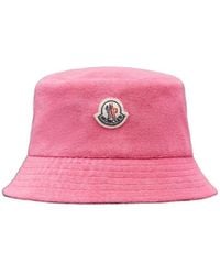 Moncler - Reversible Dropped Wide Brim Bucket Hat - Lyst