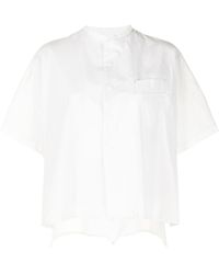 Y's Yohji Yamamoto - Draped Shirt - Lyst