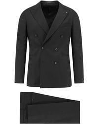 Tagliatore - Two-Piece Set: Long-Sleeve Suit Jacket And Trousers - Lyst