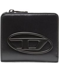 DIESEL - Holi-D Logo-Plaque Zip-Around Wallet - Lyst