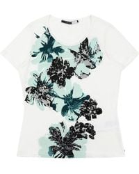 Sportmax - T-Shirt With Round Neck And Short Sleeves - Lyst