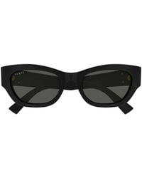 Gucci - Eyewear Low Nose Bridge Fit Sunglasses - Lyst
