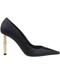 Lanvin - High Sculpted Heel Pointed-Toe Pumps - Lyst