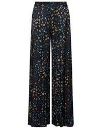 Marella - Printed Twill Trousers - Lyst