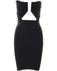 Rick Owens - Prong Strapless Mini Dress - Lyst