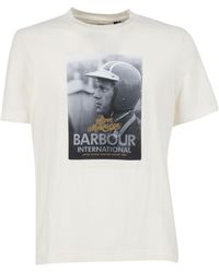 Barbour - International Port Crewneck T-Shirt - Lyst
