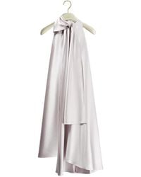 Dior - A-Line Dress With Bow Collar - Lyst