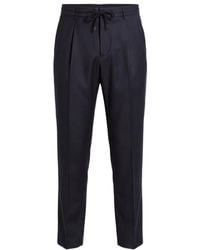 Peserico - Pleated Drawstring Tailored Trousers - Lyst