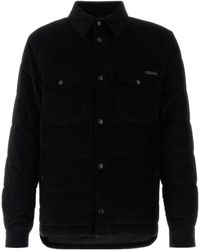 Dolce & Gabbana - Logo Patch Padded Corduroy Jacket - Lyst