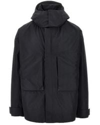 Herno - Laminar Removable Hooded Zipped Jacket - Lyst