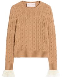 Valentino - Crewneck Long-Sleeved Jumper - Lyst