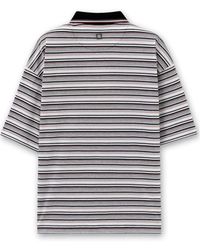 WOOYOUNGMI Long Sleeve Patch Polo in Black for Men | Lyst