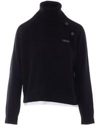 Liu Jo - Turtleneck Sweater - Lyst