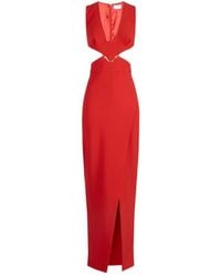 Elisabetta Franchi - Cut-Outs Chain-Detail Maxi Dress - Lyst