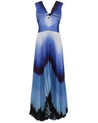 Altuzarra - Printed Pleated Maxi Dress - Lyst